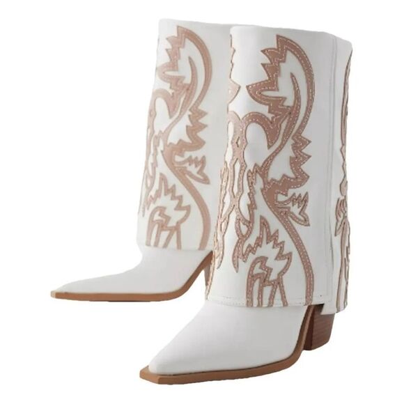 Azalea Wang Esperanza Cowboy Boot Size 9 - Picture 2 of 11